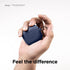 elago Silicone Case for AirPods 3rd Generation, Carabiner Included, Supports Wireless Charging, Shock Resistant (Jean
