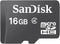 Sandisk 16GB MicroSDHC Memory Card