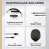 PowerLocus Bluetooth Over-Ear Headphones, Wireless Stereo Foldable Headphones, Wireless and Wired Headsets with
