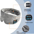 Soft Sleep Eye Mask Bluetooth Headphones, Adjustable Sleep Headband for Sleeping Meditation Insomnia, Wireless Music