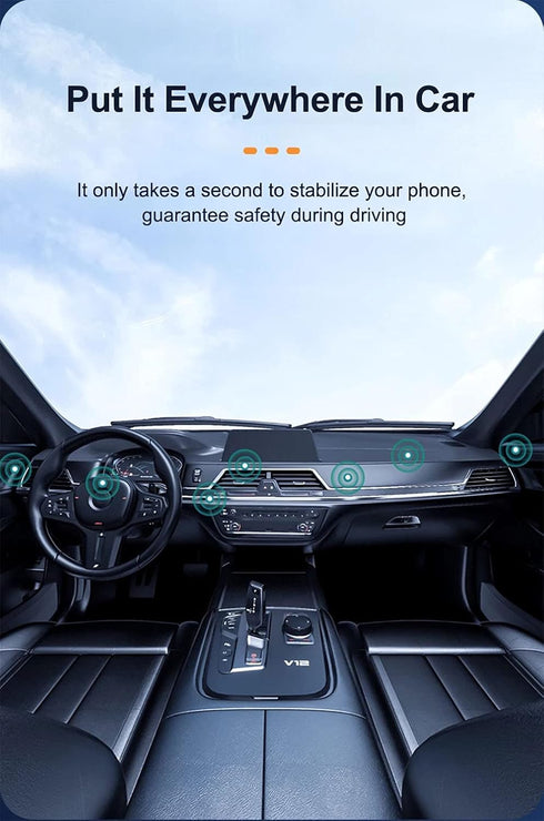 MQAPZLS 360 Cradle2 Phone Holder for Car Magnetic Mount with Rotation, Universal Magnet Mobile Phone Mount Dashboard