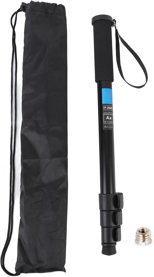 ciciglow Camera Monopod, Professional Telescopic Monopod Anti Slip, Aluminum Alloy Portable Travel Monopod Stand