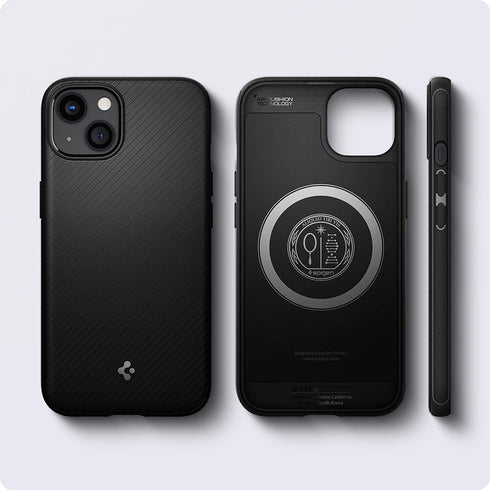 Spigen 13 (2020) Mag Armor (MagFit) Compatible with MagSafe Designed for iPhone Mini Case - Matte Black