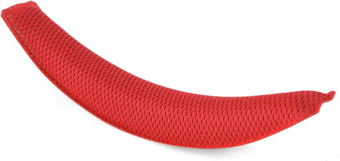 Geekria Mesh Fabric Headband Pad Compatible with Logitech G430, G930, F450, Headphones Replacement Band, Headset Head Top Cushion Cover Repair Part (Red).
