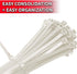 Standard Duty Self-Locking Nylon Cable Wire Ties, 11.8-Inch, 100-Pack, 50 lbs. Tensile Strength by Pro Tie