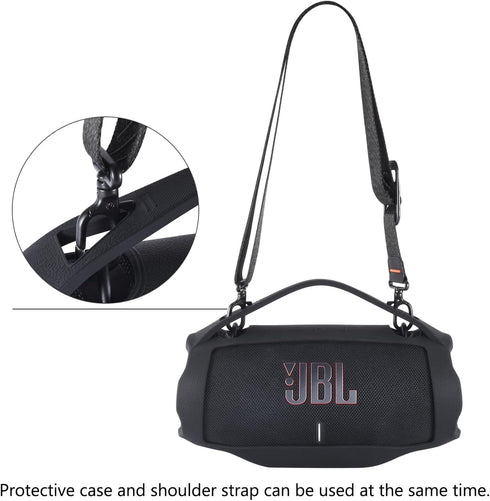 Silicone Carrying Cover Case for JBL Xtreme 4 Portable Bluetooth Speaker, Travel Protective Skin Accessories