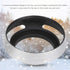 2Pcs Aluminium Alloy 39mm Lens Hood for Leica Camera, Silver