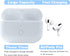 Wireless AirPod Pro 1st & 2nd Generation Charging Case Replacement, Compatible Charger Case with Bluetooth Pairing Sync