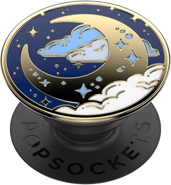 PopSockets Phone Grip with Expanding Kickstand: Enamel Fly Me To The Moon for Phone