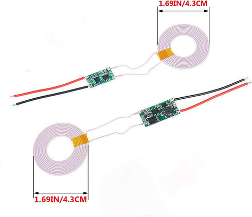 Qi Wireless Charging Module Inductive Charger Transmitter + Receiver Power Supply Module DC 5V 2A (Coil Outer Diameter