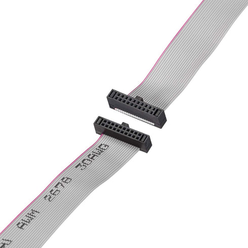 IDC Wire Flat Ribbon Cable FC/FC Female Connector A-Type 20Pins 20cm Length, uxcell