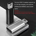AreMe Mini USB 2.0 to USB C Adapter (4 Pack), Black+Silver Converter for Digital Camera, MP3 Players, GPS, Dash Cam