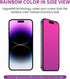 iPhone 15 Pro Max Privacy Screen Protector - 2 PCS Gradient Tempered Glass, 6.7" Anti-Spy, Anti-Blue Light, HD Clear,