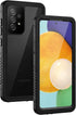 Lanhiem Case for Samsung Galaxy A52, IP68 Waterproof Dustproof with Built-in Screen Protector, Black/Clear