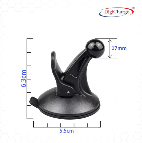 DigiCharge Window Windshield Mount for Garmin GPS, Suction Holder for Drive 53 52 Nuvi Drivesmart Models