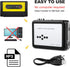 Wendry Cassette mp3 Cassette MP3 7/8 Converter, Portable Tape to Converter USB Flash Drive Capture Audio Music Player