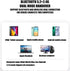 Bluetooth Mouse for iPad, MacBook Air/Pro, iMac Pro, Rechargeable (BT5.2+BT3.0+2.4GHz/USB C Adapter) (LED Black)