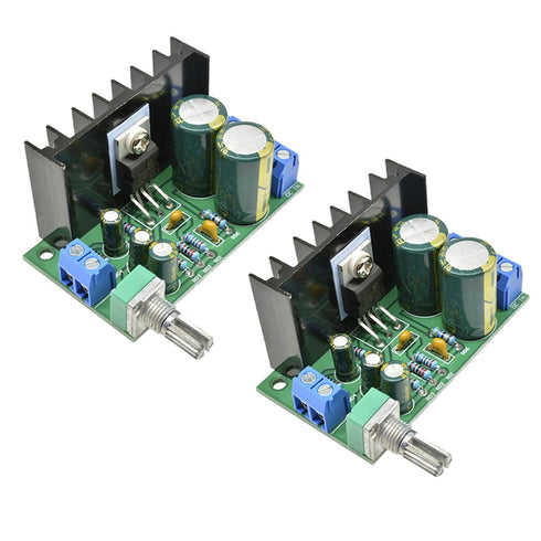 HiLetgo 2pcs TDA2050 Mono Audio Amplifier Module, Digital Mono Amplifier Board AMP DC/AC 5-24V Output 5W-120W for