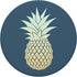 Yellow Cyan Blue Beach Hawaii Summer Pineapple Gradient PopSockets PopGrip