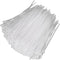 1000 Pcs White Zip Ties, Reusable Small Clear Self-Locking Nylon Cable Ties for Home Office Workshop (3x100mm)