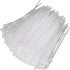 1000 Pcs White Zip Ties, Reusable Small Clear Self-Locking Nylon Cable Ties for Home Office Workshop (3x100mm)
