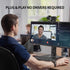 Lusinx 1080P Webcam for Computer/Laptop/Desktop/PC, External Camera with Microphone, USB Plug&Play, Auto Low Light