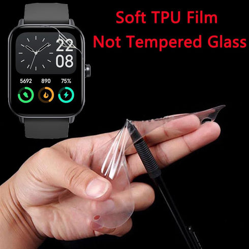 6 Pack Screen Protector Film Compatible with Tensky IDW19 1.8” Smart Watch, Crystal Clear HD Anti-Scratch