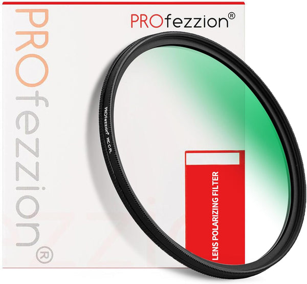 PROfezzion 40.5mm Circular Polarizer Filter for Sony A6000 A6100 A6300 A6400 ZV-E10 with E PZ 16-50mm Lens