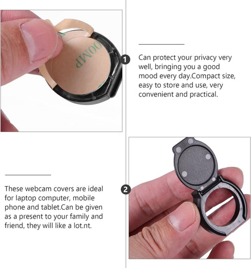 5 Pack Privacy Cover Laptop Phone Tablet Webcam Protector Stickers Ultra Thin Abs Plastic Anti-Peep Lens Shield