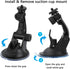 Suction Cup Mount for Gopro Hero 13 12 11 10 9 8/AKASO EK7000/Brave 4/Brave 7 Action Cameras