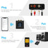 1Mii Bluetooth Audio Receiver, 12hrs Playtime, Bluetooth 5.1 Adapter for Home Stereo Music Streaming System, Low