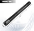 Ywdiml 4.7 inch 2Screw 9Adapter 2Rings, Carbon Fiber Car Short Antenna, American Flag Vehicle Radio Billet Antenna