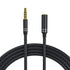 3.5mm Headphone Extension Cable (6Ft/1.8M), Male to Female AUX Cord for Speakers, PC, MP3 and All 3.5 mm Devices (1