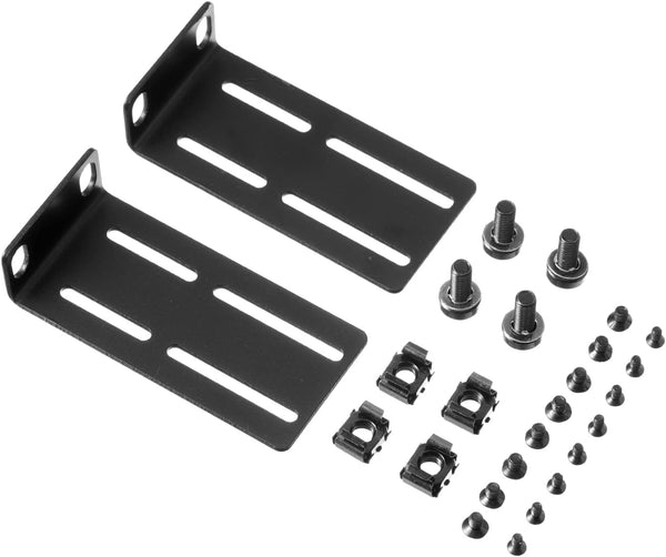 Universal Adjustable Rack Mount Kit for 19 Inch Rack Ears - Compatible with HP/ProCurve/Aruba/HPE