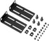 Universal Adjustable Rack Mount Kit for 19 Inch Rack Ears - Compatible with HP/ProCurve/Aruba/HPE