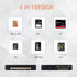 Wansurs 6 1 Pro/M2 Win7,8,10,11 Micro SD Card Reader, in Memory Card Reader for SD/Micro SD/CF/XD/MS Card, Compatible