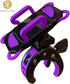 Baby Stroller Phone Holder, Universal Clamp for Shopping Cart, Golf Cart, Bike, Motorcycle, Treadmill (Purple)