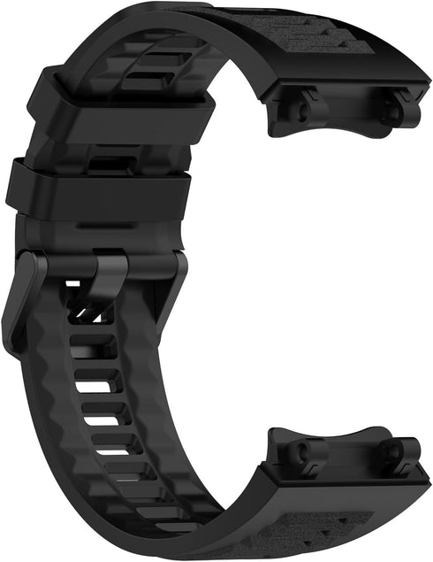 3Pack T-Rex 2 Bands Watch Strap, Soft Silicone Sport Bands Compatible with Amazfit T-Rex 2 Smart Watch for Men
