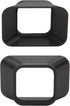 2pcs Lightweight Portable Sunshade Lens Hood, Sturdy Hard Plastic Anti Glare Hood for GoPro Hero 9