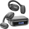 TOZO OpenEgo True Wireless Open Ear Headphone, Black, 5.3 Bluetooth Sport Earbuds with 80H Playback