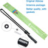 ABBREE SMA-Female Dual Band 144/430Mhz Foldable 72CM/28.3 Inch Tactical Antenna for Baofeng UV-5R, BF-F8HP