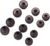 Silicone Replacement Ear Tips for Mpow, Tozo, Aukey, Senso Bluetooth Earphones, 6 Pairs (Black and Gray)