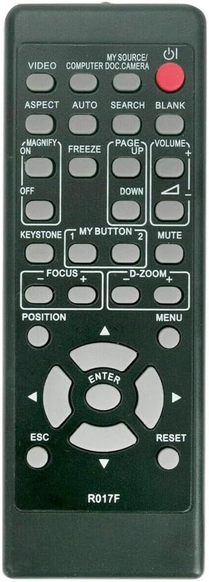 ALLIMITY R017F Replacement Remote Control Compatible with Hitachi 3LCD Projector Home Theatre CP-A221N CP-A301N CP-AW251N CP-EX250 CP-A222WN CP-A352WN CP-AW252WN CP-X2514WN CP-EX300