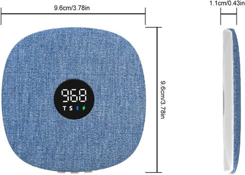 Generic 30H Pillow Speakers for Sleeping, Sleep Speaker Under Pillow Thin Wireless with Timer, Under The Pillows