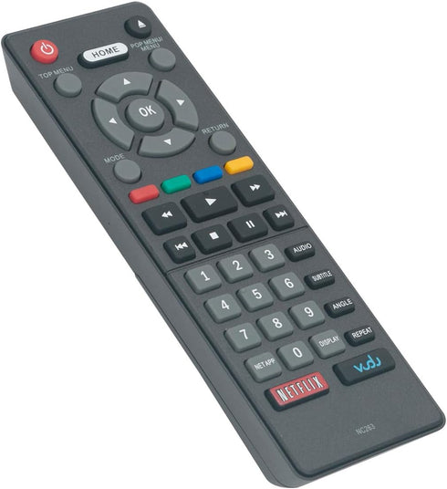 NC263UH NC263 Replacement Remote Control - Applicable for FUNAI Blu-ray Disc DVD Player NB500FX4 NB620FX4