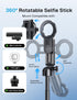MAGIC JOHN 2 Phone Tripod with Selfie Light, Portable Pocket Size Selfie Stick for iPhone Magsafe, Selfie Stick
