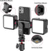 ULANZI Phone Tripod Mount ST-06S, New Universal Smartphone Mount Adapter with 2 Cold Shoe, 360° Rotates Adjustable Cell Phone Clip Clamp Holder, Compatible with iPhone, Samsung Galaxy and All Phones
