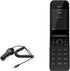 BoxWave Car Charger for Nokia 2720 Flip - Extra USB Port with Integrated Cable, Black