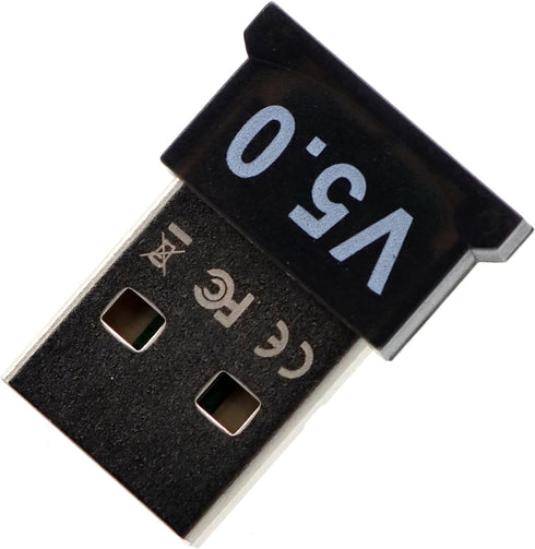 Deal4GO USB Bluetooth 5.0 Adapter Mini BT Dongle Wireless Receiver for Windows 11/10/8/7 Laptop Mouse Keyboard Headphone Speaker Game Controller