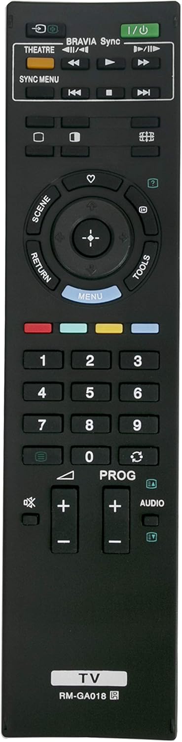 New RM-GA018 Remote for Sony TV Models KLV-40BX400, KLV-32BX300, KLV-40BX401, KLV-32BX301, KLV-26BX300